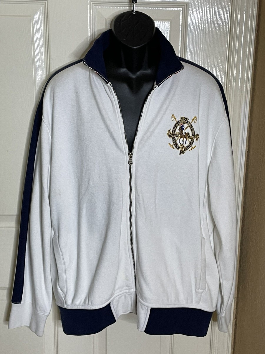 Ralph Lauren Polo NEW YORK FINEST Quality FULL ZIP XL Track Jacket