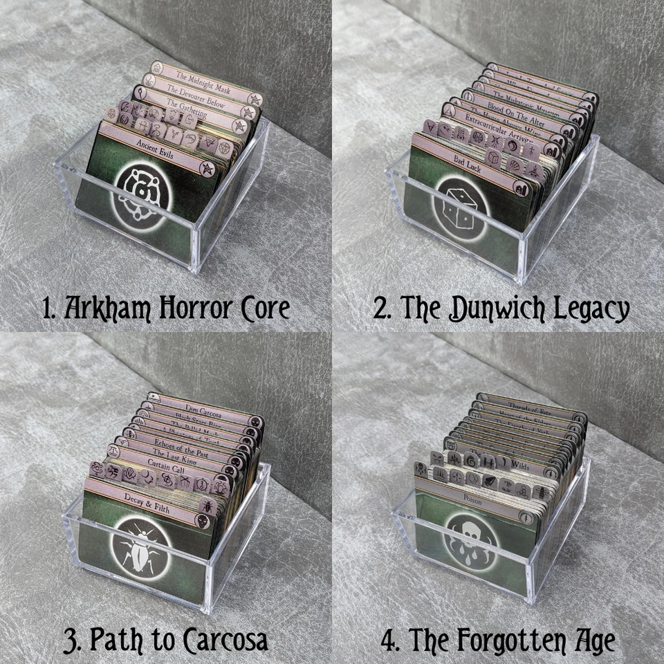 Arkham Horror The Card Game Inspired Unofficial Campaign Card Divider Packs - Image 3 of 4