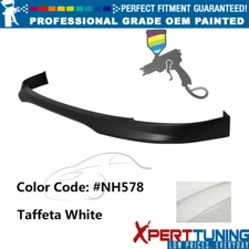 Fits 01-03 Honda Civic Type R Painted #NH578 Taffeta White Front Bumper Lip PP