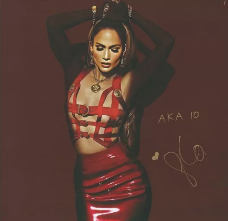 ジェニファーロペス　ポスター Jennifer Lopez SIGNED - A.K.A. 10 Yr. Anniversary Poster