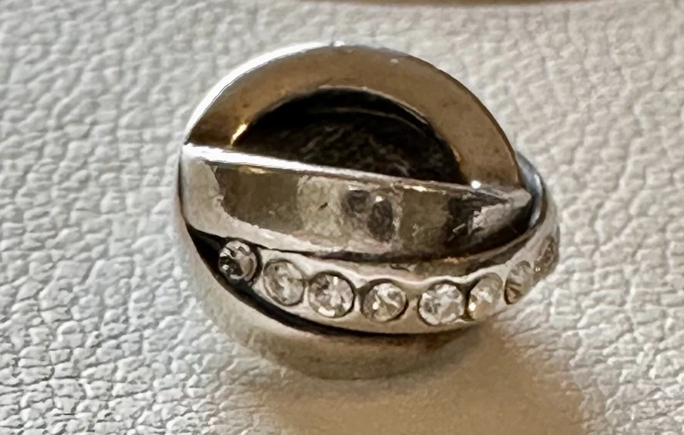 RL 925 ITALY Sterling Silver Bead For Charm Bracelet Cubic Zirconia - Image 2 of 4