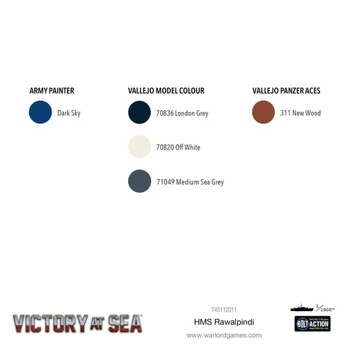 Victory at Sea Royal Navy HMS Rawalpindi New - Picture 5 of 6
