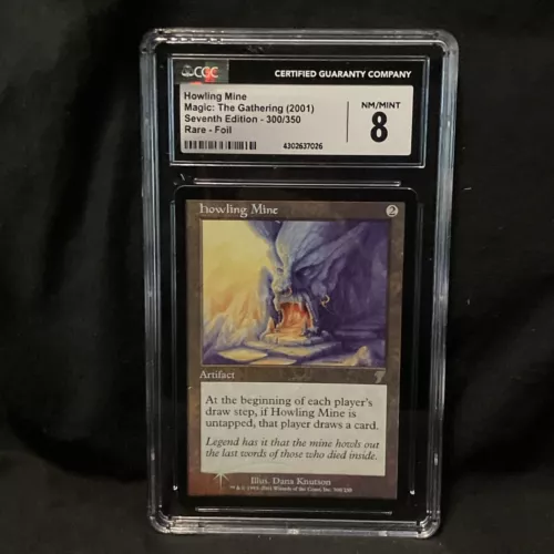 Howling Mine FOIL Seventh Edition 7th NM/Mint CGC (7026) Grade 8 Magic MTG