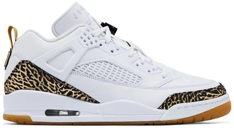 Jordan Spizike Low White Black Metallic Gold for Sale