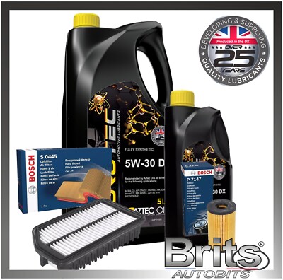 FOR KIA CEED 1.6 CRDI ISG JD Diesel Bosch Oil Air Filter Service Kit & Oil