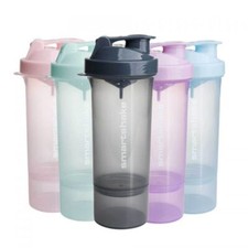 SMART-SHAKE Protein Shaker Bottle, Mixer Shaker Cup SmartShake Slim 400ml-500ml