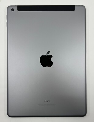 Apple iPad 6th Gen A1954 32 GB, Wi-Fi + Cellular, 9.7 in Space Gray As-Is