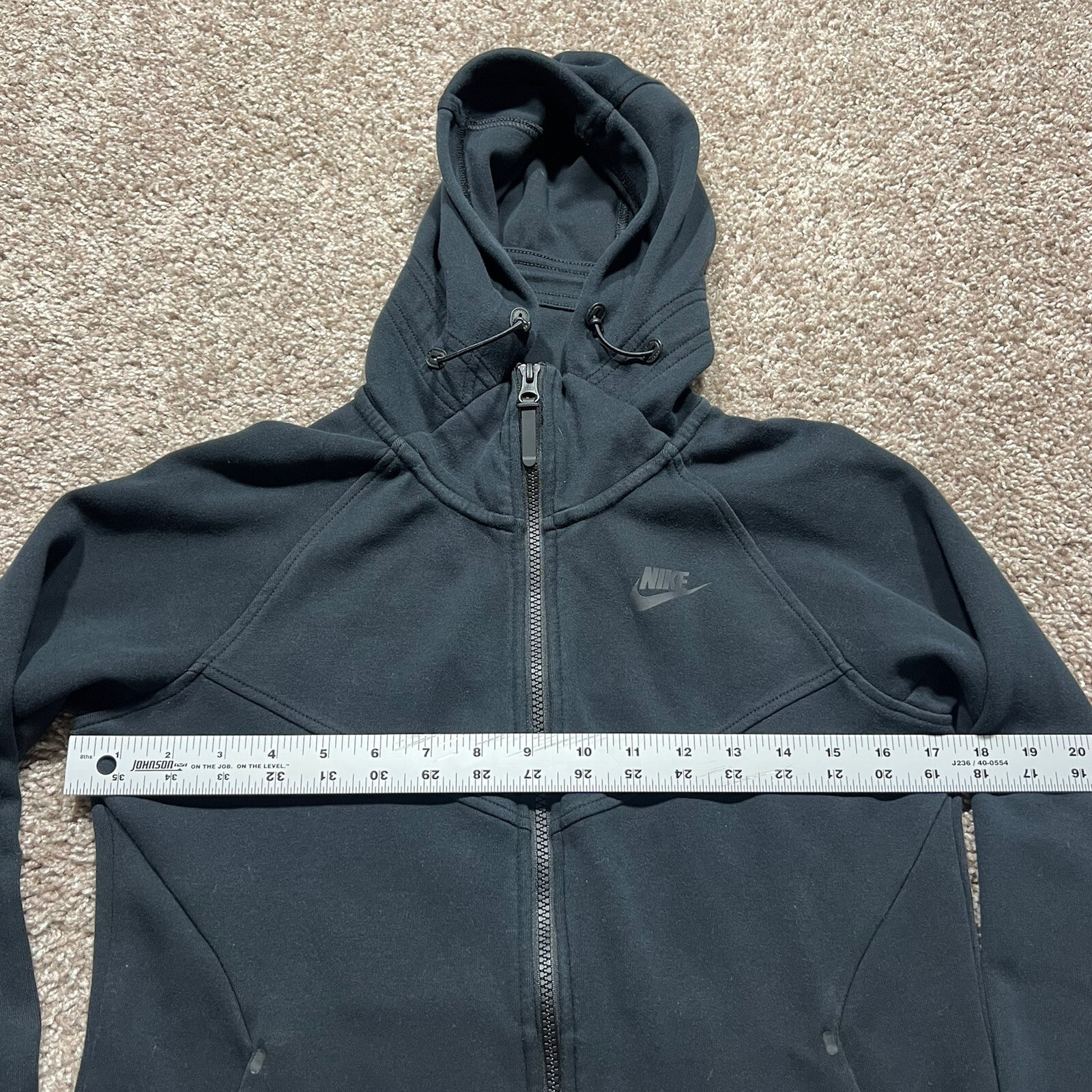 Nike Sportswear Tech Fleece Hoodie Full Zip Black Women's Size M | eBay