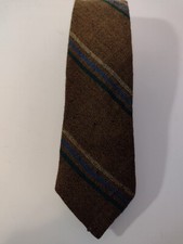 Vintage Wool Tie Circa 1950s Necktie Costume Prop Theater Movie 2.5" Wide