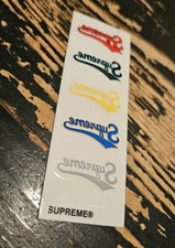 Supreme Backwards Mini Stickers 1 sheet of 5 SS24  FREE SURPRISE