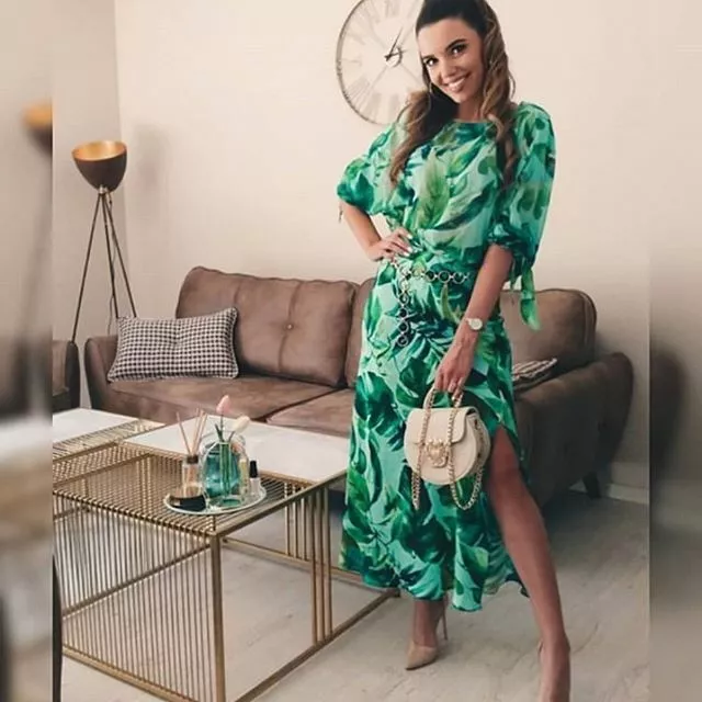 Gonna verde deals zara