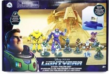 Disney World Parks Pixar Buzz Lightyear Story Figure Set of 9 New Box Sealed