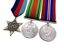 Replica 1939/45 Star, Defence Medal and 1939/45 War Medal