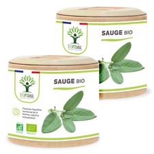 Sauge bio - Complément alimentaire - Fabriqué en France - 120 gélules