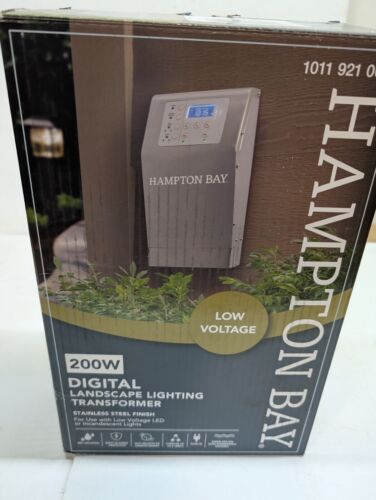 Hampton Bay Low Voltage 200W Digital Landscape Lighting Transformer 1011921004