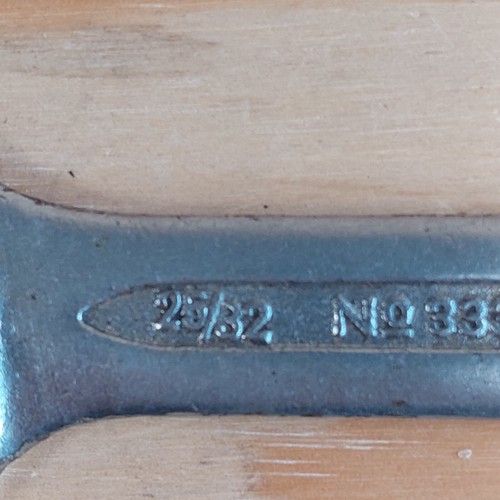Vintage Mercedes Heyco Open End Spanners 25/32 3/4 No 333 W. GERMANY Old Tool - Picture 2 of 6