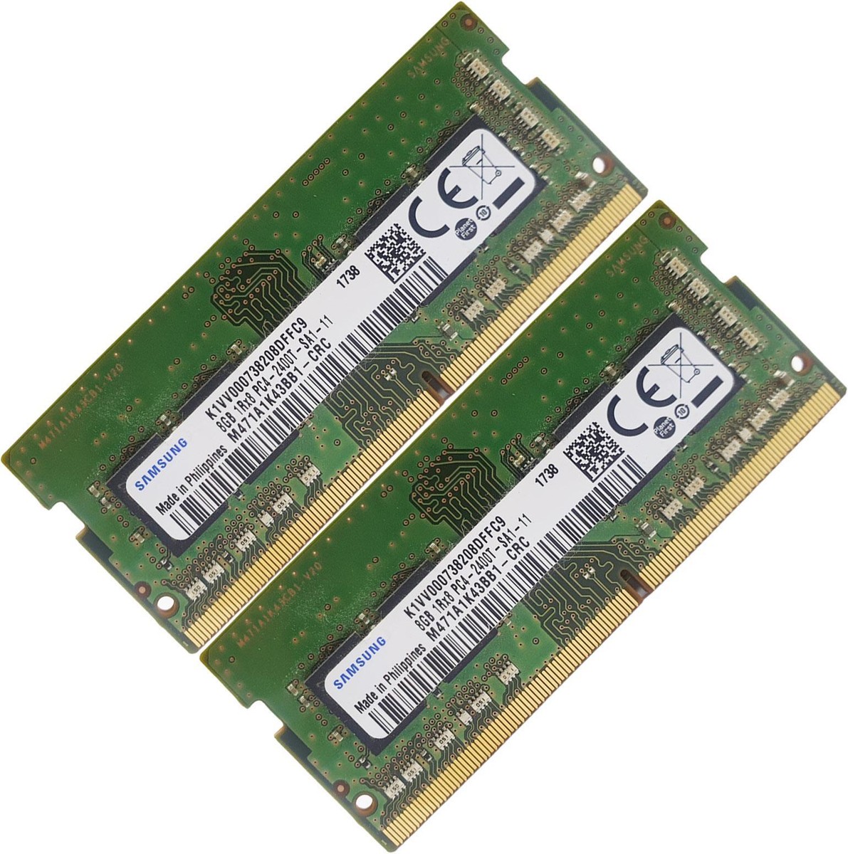 Samsung DDR4 メモリー 16GB×2枚 2400MHz Samsung 16GB (2 x 8GB) DDR4 2400MHz Laptop Memory RAM PC4-19200