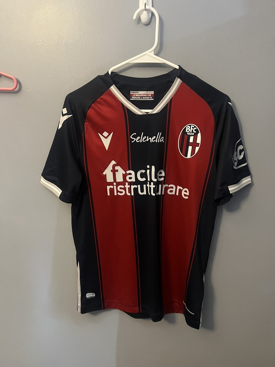 Maillot Extérieur FC Bologne 2010-11 - Macron - Taille S - N°3