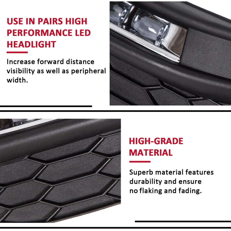 Luces antiniebla LED para Honda Accord 2016-2017 sedán 4 puertas con cableado de cubierta 16-17 Foto 4 de 4