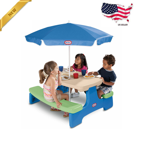 Little Tikes Easy Store Picnic Table 