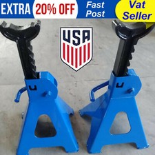 Scissor Racing Jack Stands Lift 3ton 6000 Lb Pair 1 Heavy Duty Car Truck Auto