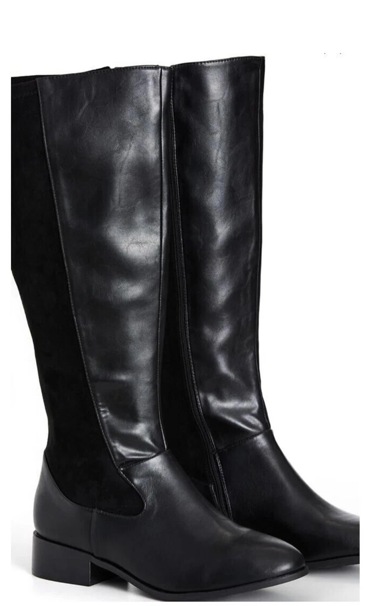 Size 9 ladies boots wide fit discount