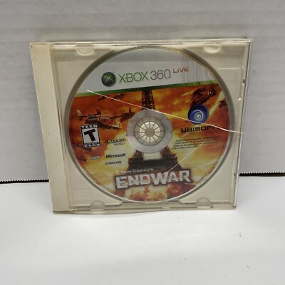 Tom Clancy's EndWar (Microsoft Xbox 360, 2008) DISC ONLY