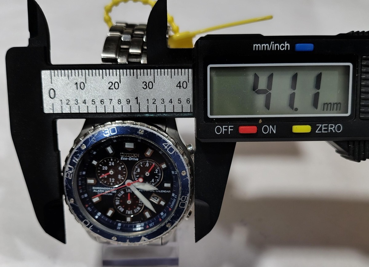 E812-S050022 CITIZEN ECO DRIVE TITANIUM CHRONO WATCH FOR MEN JC-79