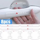 8Pcs Car Door Handle Bowl Sticker Anti-scratch Protector Film Accessories Trims