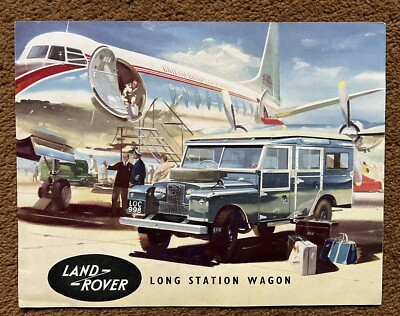 Land Rover Serie 1 2 Händler Prospekt Original T Cuneo Teil Art Handbuch Motor