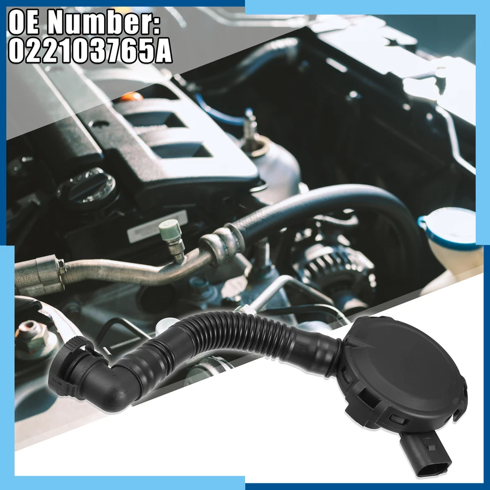 Pack (1) PVC Engine Crankcase Vent Valve for Volkswagen Touareg 2004-2006 - Изображение 2 из 4