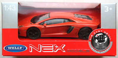 Welly Nex Models Lamborghini Aventador LP700-4 orange 1:43 Neu/OVP Modellauto