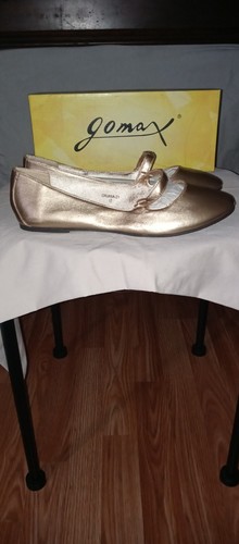 Gomax Damenschuhe ORIANA -21 Farbe Gold Größe 10