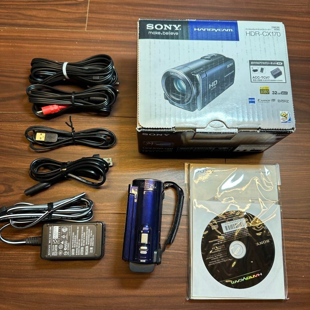 SONY HDR-CX170(B) ビデオカメラ 2446 SONY HDR-CX170(B) Video Camera 2446 From Japan | eBay