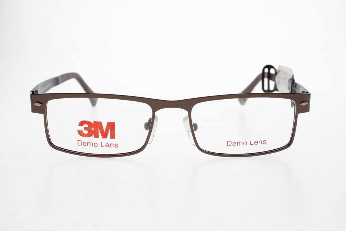 NEW 3M Attitude 6 Brown 48/16-130 mm Metal Full Eyeglasses Frames