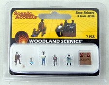 N Scale Shoe Shiners - Woodland Scenics Scenic Accents #A2176