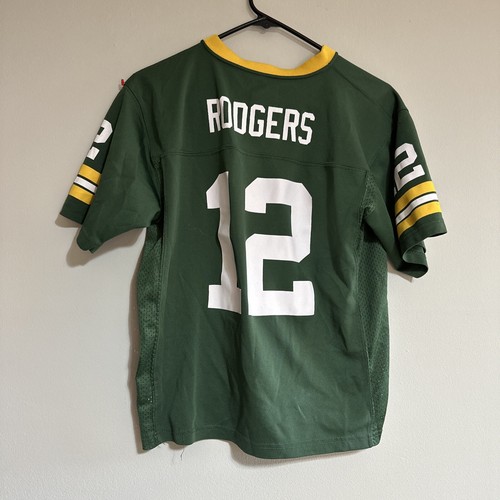 Aaron Rogers #12, Green Bay Packers NFL Players Youth L Jersey - Picture 10 of 12