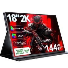 Used  Portable Monitor 18inch 144Hz 2560 1600 IPS Laptop USB C HDMI HDR Monitor