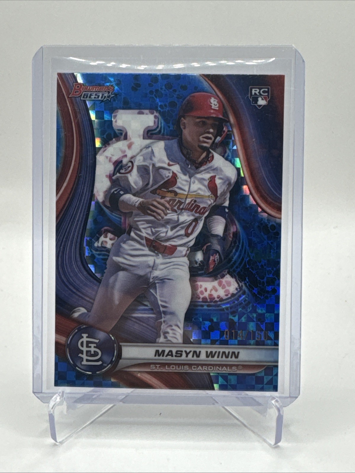 2024 Bowman's Best - Masyn Winn #60 Blue X-Fractor /150 (RC)
