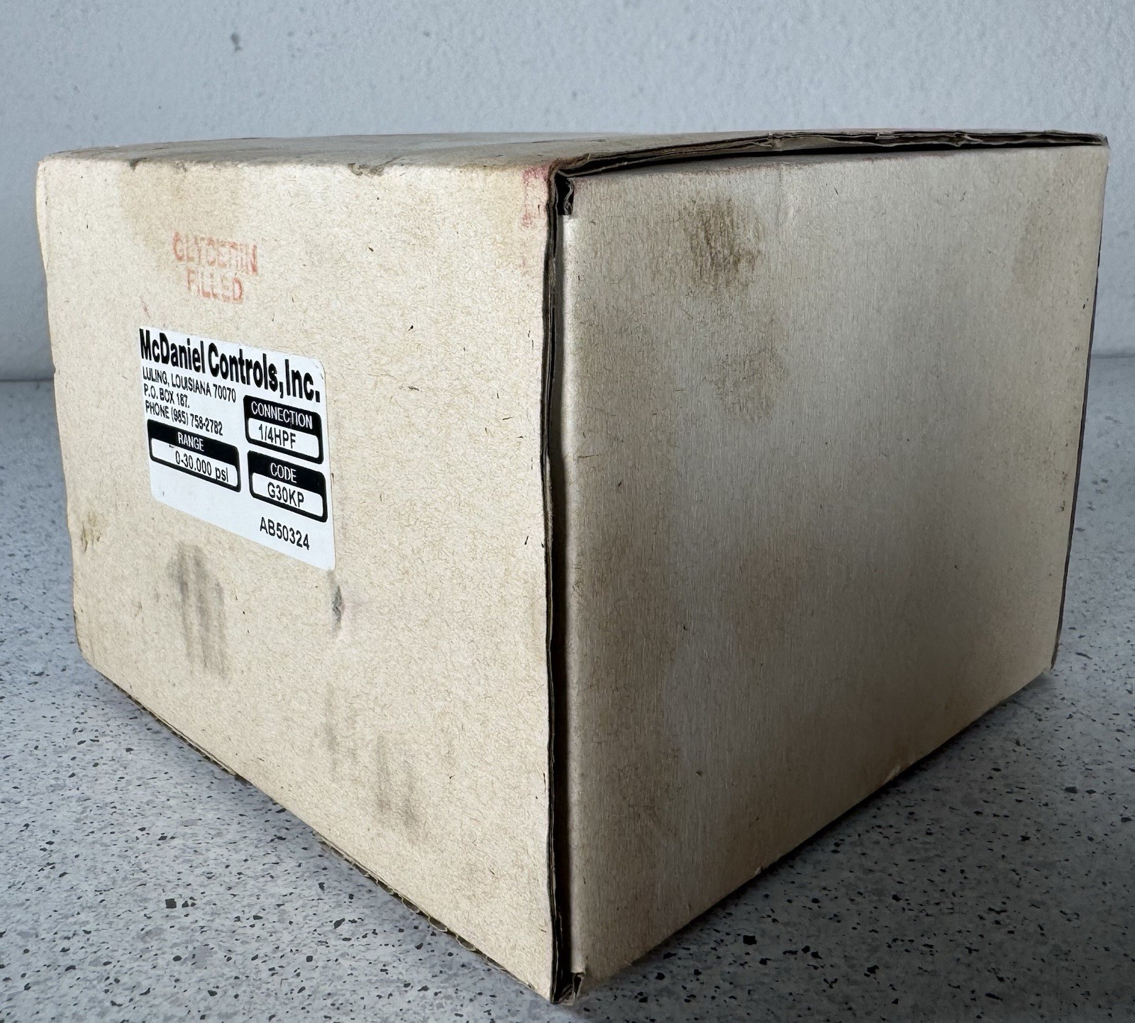 MC DANIEL CONTROLS INC G30KP 30,000 PSI HIGH PRESSURE HYDRAULIC GAUGE