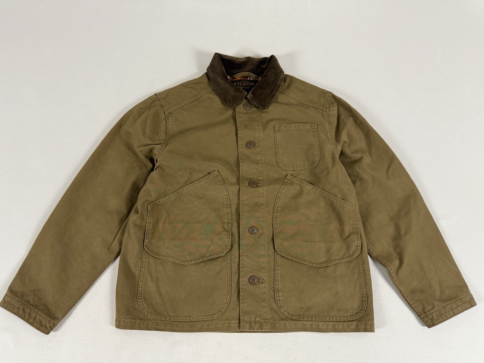 FILSON CANVAS OUTFITTER JACKET KANGAROO M NWT SOLD OUT