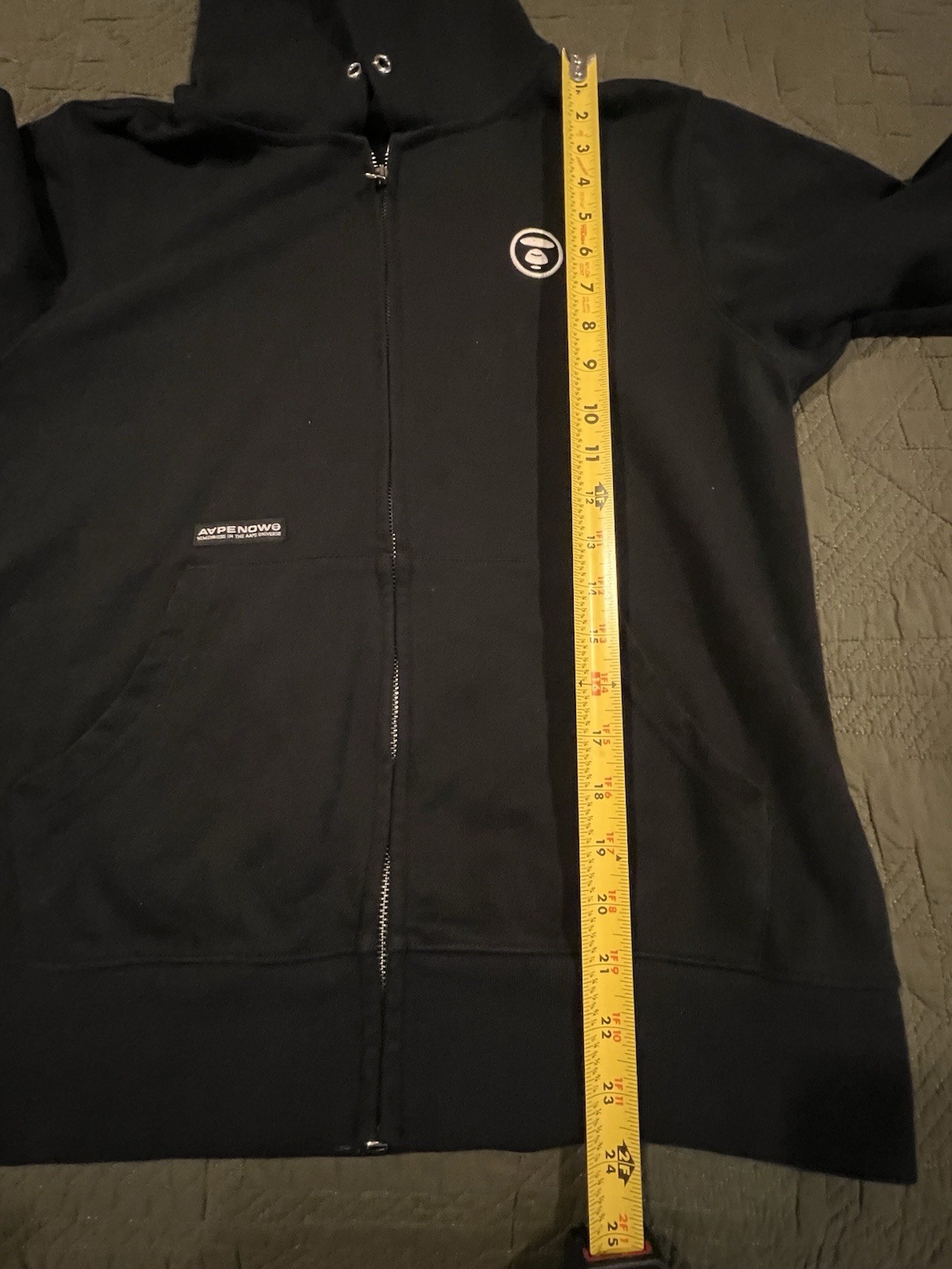 Aape Now By Baithing Aape Women’s Full Zip Hoodie Black image 5