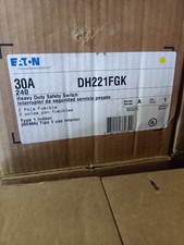 Eaton 30 amp. 240 nema 1 2 pole fusible disconnect