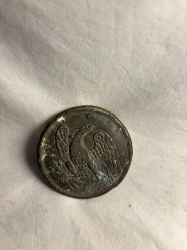 Civil War Eagle Breastplate Relic Dug Shenandoah Valley Virginia