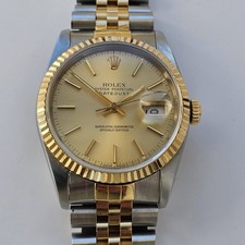 Vintage Rolex Oyster Perpetual Datejust Automatic Men's Wristwatch Ref 16233