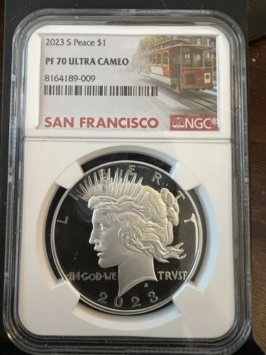 2023-S Peace Silver Dollar $1 NGC PF70 Ultra Cameo Early Releases