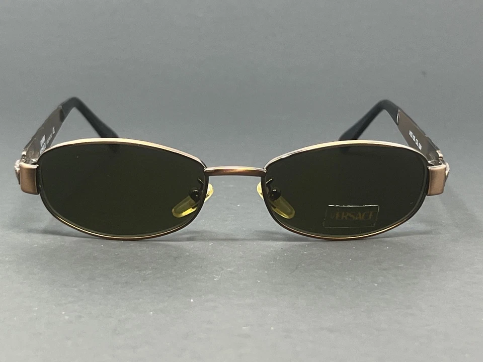 Vintage Gianni Versace Sunglasses X36-53M Brown Unisex Sunglasses Medusa Metal - Image 2 of 4