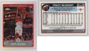 2006-07 Topps Chrome Refractor Tracy McGrady #34 HOF