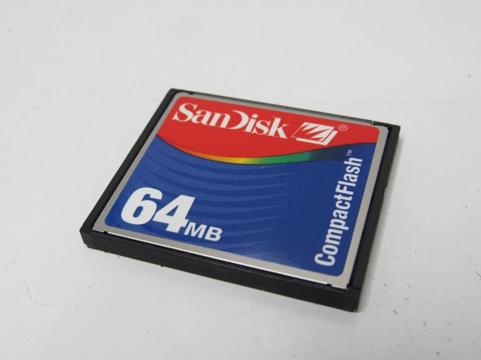 2) 64MB SanDisk Standard CF Memory Card CompactFlash #A1 - Image 2 of 3