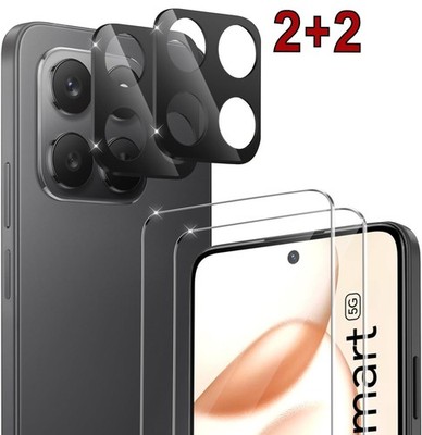 2x Schutzglas + 2x Kameraschutz für Honor 400 Smart 5G/4G Panzerfolie Glas 9H